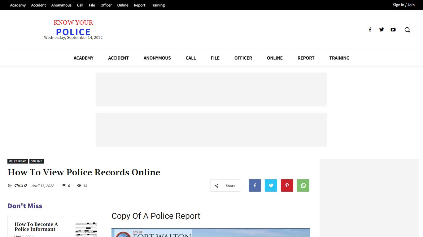 How To View Police Records Online - KnowYourPolice.net